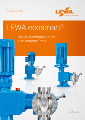 LEWA ecosmart Dosier-Membranpumpen zum smarten Preis (DE)